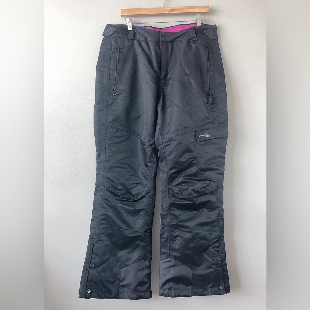Sunice Snowpants stormpack women’s large black NWT ski pants snowboard winter